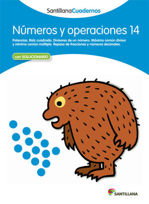 NÚMEROS Y OPERACIONES 14 SANTILLANA CUADERNOS