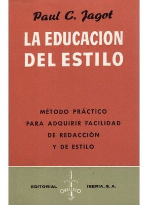 404. LA EDUCACION DEL ESTILO. TELA