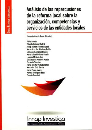 ANÁLISIS DE LAS REPERCUSIONES DE LA REFORMA LOCAL SOBRE LA ORGANIZACIÓN, COMPETE