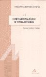 COMENTARIO PRAGMÁTICO DE TEXTOS LITERARIOS