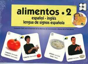 ALIMENTOS 2 BARAJA ESPAÑOL-INGLES