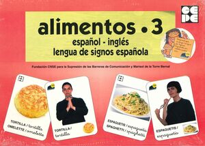 ALIMENTOS 3 BARAJA ESPAÑOL-INGLES