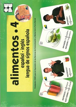 ALIMENTOS 4 BARAJA ESPAÑOL-INGLES