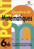 PONT, MATEMÀTIQUES, 5 EDUCACIÓ PRIMÀRIA