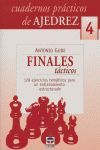 CUADERNOS PRÁCTICOS DE AJEDREZ 4. FINALES TÁCTICOS