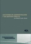 LECCIONES DE ADMINISTRACION Y DE GESTION PUBLICA