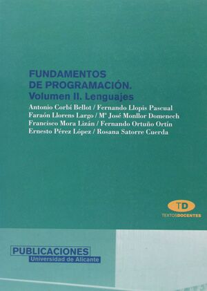 LENGUAJES DE PROGRAMACIÓN. (T.2 PARTE DE OBRA COMPLETA 978-84-7908-420-2)