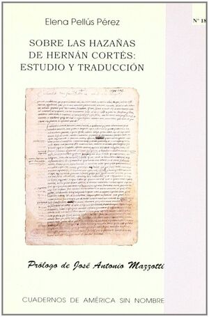 SOBRE LAS HAZAÑAS DE HERNÁN CORTÉS