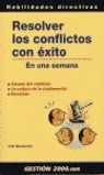 RESOLVER LOS CONFLICTOS CON ÉXITO