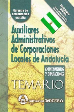 AUXILIARES DE ADMINISTRATIVO DE CORPORACIONES LOCALES DE LA COMUNIDAD  VALENCIANA. TEMARIO