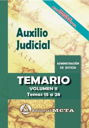 AUXILIO JUDICIAL. TEMARIO VOL. II