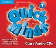 QUICK MINDS LEVEL 1 CLASS AUDIO CDS (4) SPANISH EDITION