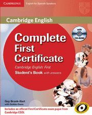 COMPLETE FIRST CERTIFICATE FOR SPANISH SPEAKERS WITH ANSWERS & CD-ROM