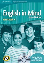 ENGLISH IN MIND FOR SPANISH SPEAKERS LEVEL 4 WORKBOOK WITH AUDIO CD