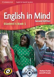 ENGLISH IN MIND FOR SPANISH SPEAKERS LEVEL 1 STUDENT'S BOOK WITH DVD-ROM