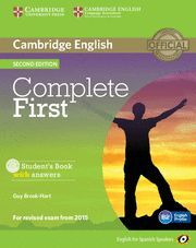 COMPLETE FIRST FOR SPANISH SPEAKERS STUDENT'S BOOK WITH ANSWERS WITH CD-ROM 2ND