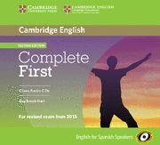 COMPLETE FIRST FOR SPANISH SPEAKERS CLASS AUDIO CDS (3) 2ND EDITION