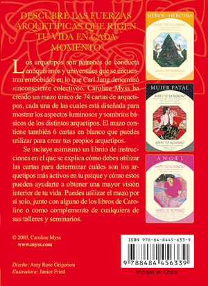 CARTAS DE LOS ARQUETIPOS