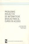 PROBLEMAS RESUELTOS DE MATEMÁTICAS BÁSICAS PARA CURSO DE ACCESO