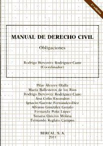 MANUAL DE DERECHO CIVIL. OBLIGACIONES. 3ª ED.