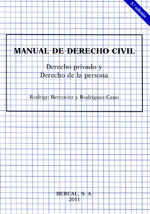 MANUAL DE DERECHO CIVIL. DERECHO PRIVADO Y DERECHO DE LA PERSONA. 5ª ED.