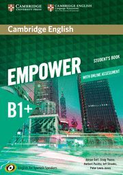 CAMBRIDGE ENGLISH EMPOWER FOR SPANISH SPEAKERS B1+ STUDENT'S BOOK WITH ONLINE AS