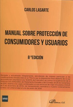 MANUAL SOBRE PROTECCIÓN DE CONSUMIDORES Y USUARIOS
