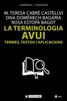 LA TERMINOLOGIA AVUI