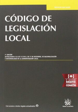 CÓDIGO DE LEGISLACIÓN LOCAL 3ª EDICIÓN 2016