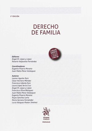 DERECHO DE FAMILIA 2ª EDICIÓN 2017
