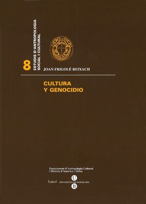 CULTURA Y GENOCIDIO