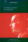 LITERATURAS EUROPEAS DE VANGUARDIA