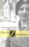 FILOSOFÍA Y LITERATURA EN MARÍA ZAMBRANO