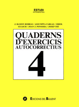 QUADERNS D'EXERCICIS AUTOCORRECTIUS 4