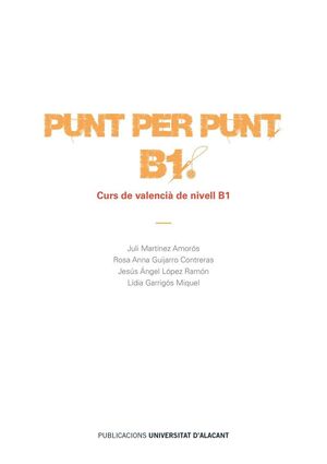 PUNT PER PUNT B1