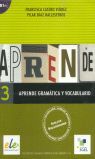 APRENDE GRAMÁTICA Y VOCABULARIO 3 (B1)