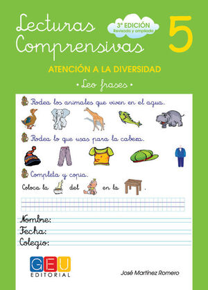 LECTURAS COMPRENSIVAS 5 - 3.EDIC.