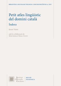 PETIT ATLES LINGÜÍSTIC DEL DOMINI CATALÀ. ÍNDEXS