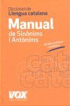 DICCIONARI MANUAL DE SINÒNIMS I ANTÒNIMS DE LA LLENGUA CATALANA