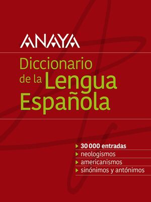 DICCIONARIO ANAYA DE LA LENGUA