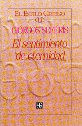 EL ESTILO GRIEGO II: EL SENTIMIENTO DE ETERNIDAD