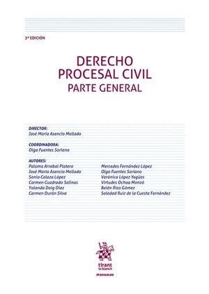 DERECHO PROCESAL CIVIL. PARTE GENERAL 3ª EDICIÓN